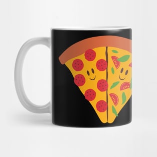 Pepperoni Tomato Cartoon Pizza Mug